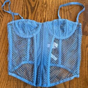 Urban Outfitters Out From under corset bra size medium slate blue